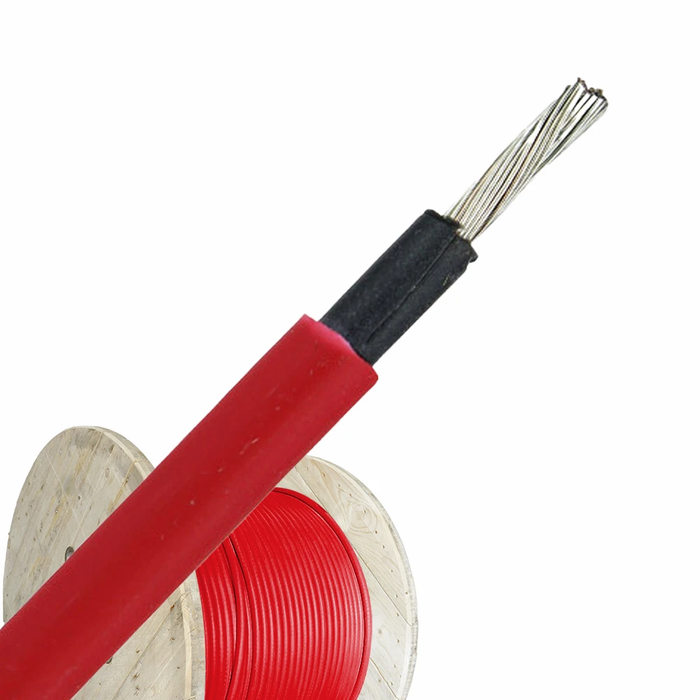 Solar kabel 6mm rood per haspel 500 meter